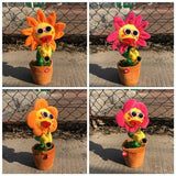 Funny Saxophone Sunflower Dancing Toy