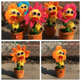 Funny Saxophone Sunflower Dancing Toy